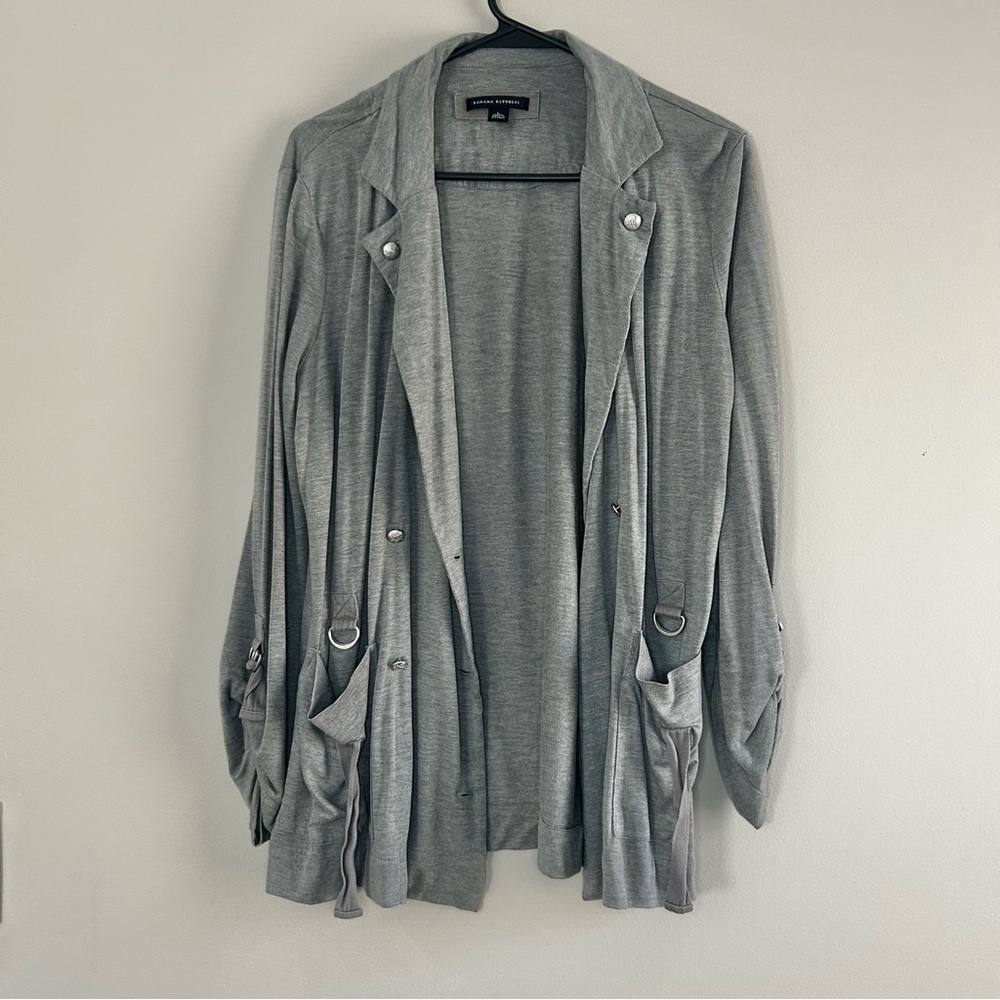 Banana Republic Gray Blazer